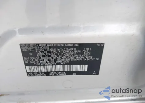 2011 Toyota Rav4 z USA, uszkodzony, nr VIN 2T3ZF4DV6BW063461